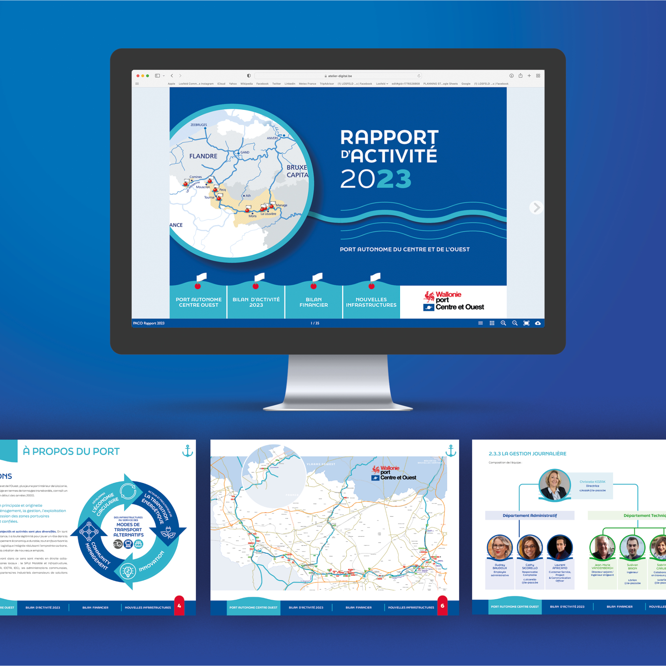 Notre Rapport d 'activité 2023 , cartographiant nos sites  est disponible : découvez -le :https://atelier-digital.be/PACO/Rapport2023/ 